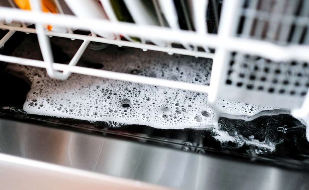 Water Pooling at Bottom of Dishwasher