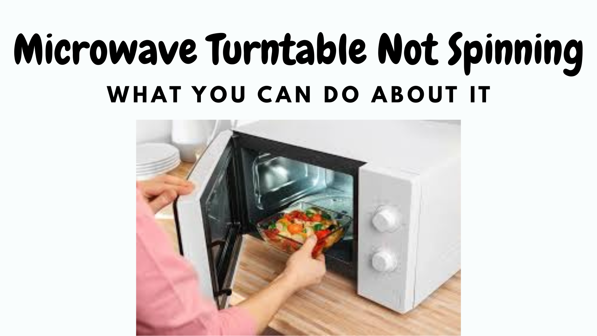 microwave turntable not spinning