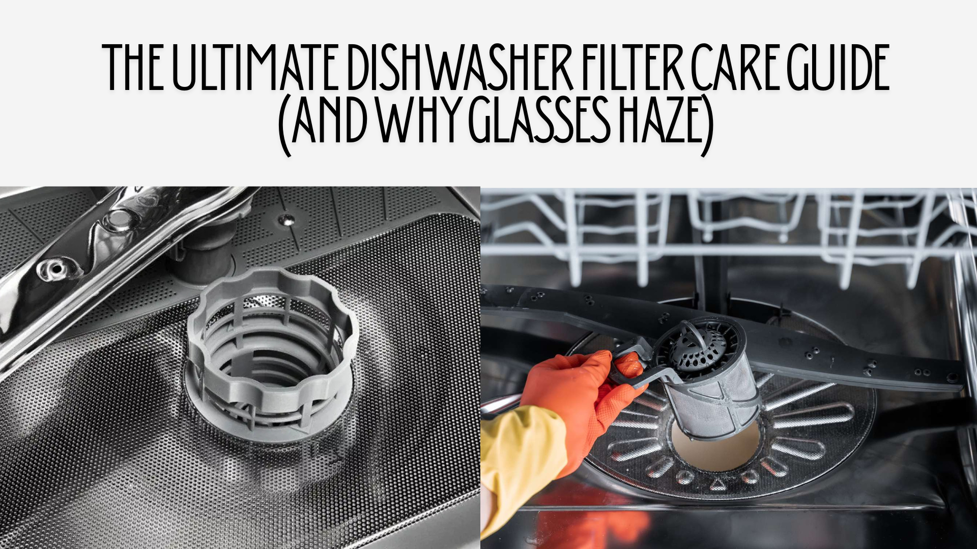 The Ultimate Dishwasher Filter Care Guide (and Why Glasses Haze)