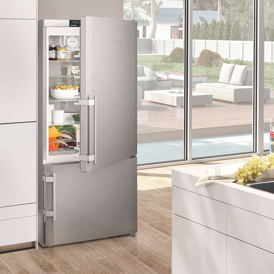 Liebherr refrigerator, likely a model from the Comfort NoFrost line
