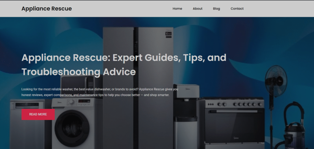 Appliance Rescue home page