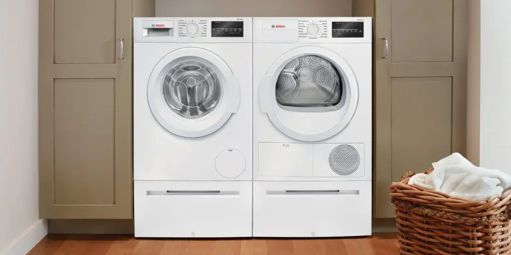 Bosch 300 Series compact washer and dryer set