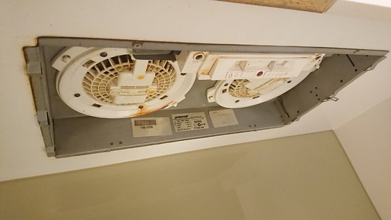 a ceiling-mounted ventilation fan