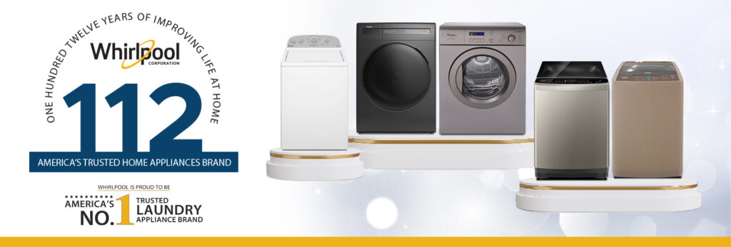Whirlpool is a trusted home appliance brand known for its durability.