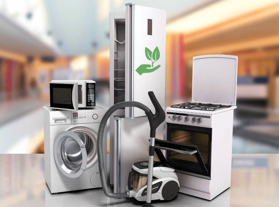  a collection of common household appliances