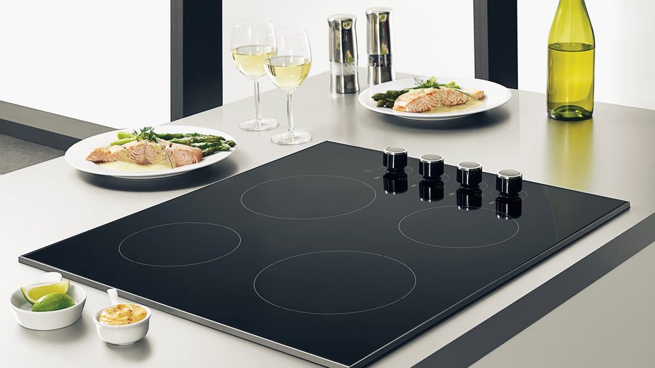 an induction cooktop