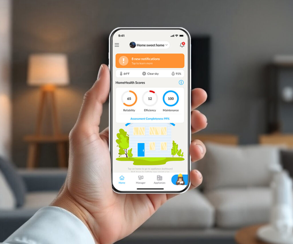 an AI-powered home management platform designed to help homeowners with maintenance and monitoring