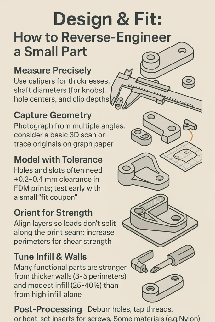 Design & Fit: How to Reverse-Engineer a Small Part