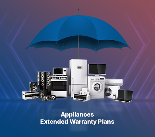 an advertisement for extended warranty plans for appliances
