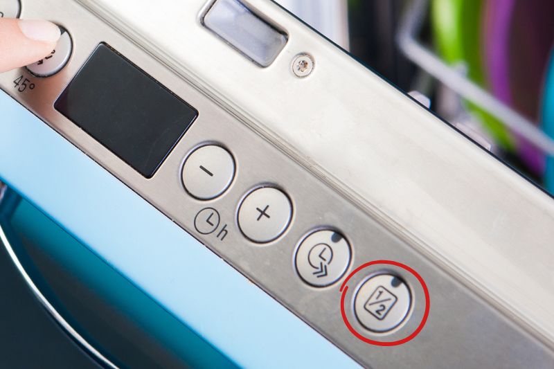 Running Half-Loads on Heavy Settings Dishwasher