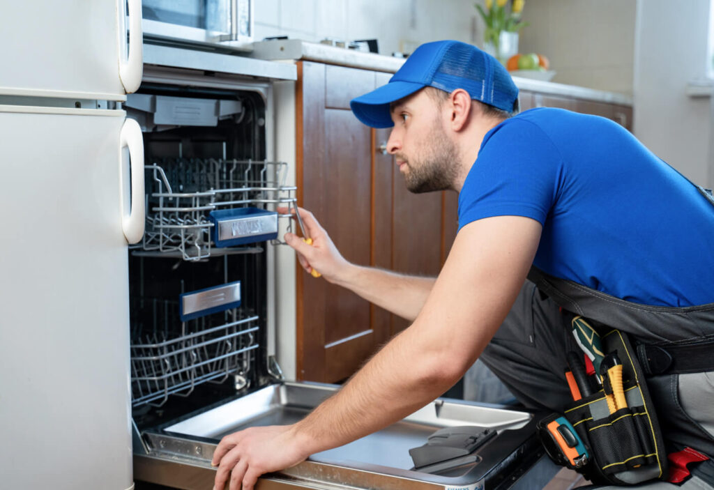 maintenance of the dishwasher