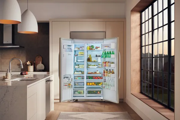 LG STUDIO 26 cu. ft. Smart Side-by-Side Built-In Refrigerator