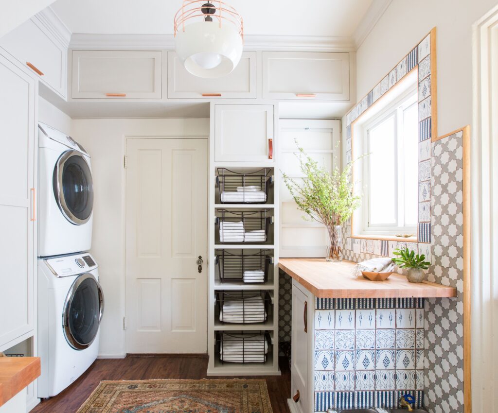 image of a small laundry room