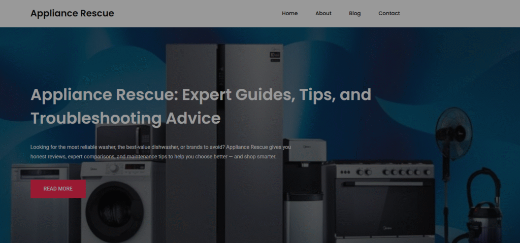 Appliance Rescue Homepage
