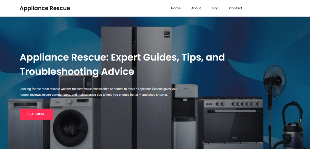 Appliance Rescue Homepage