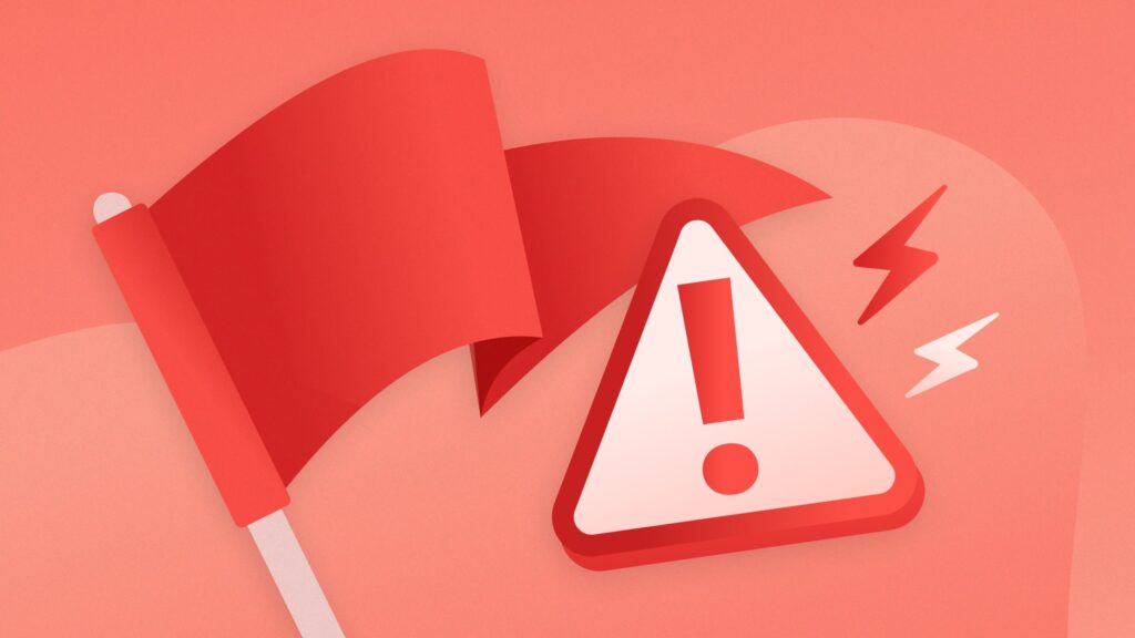 an illustration of an alert or warning