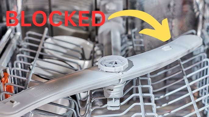 Blocked Spray Arms and Sensors