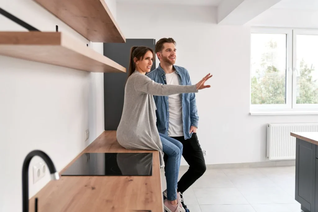 Measuring the place before buying appliances