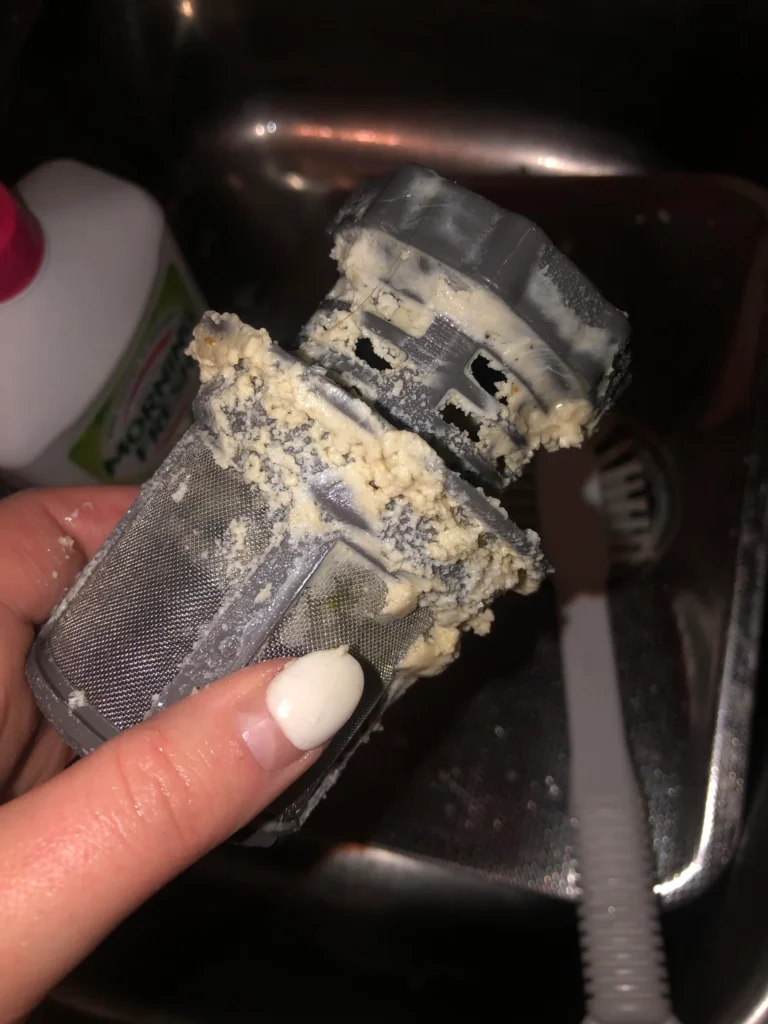 Grease Build Up in dishwasher filter